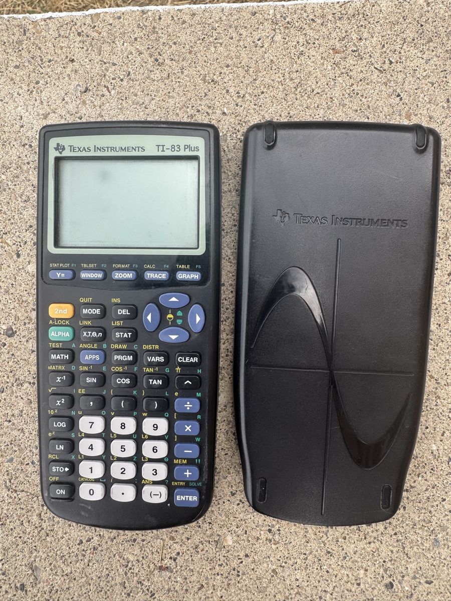 Texas instruments TI-83 plus graphing calculator