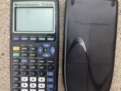 Texas instruments TI-83 plus graphing calculator