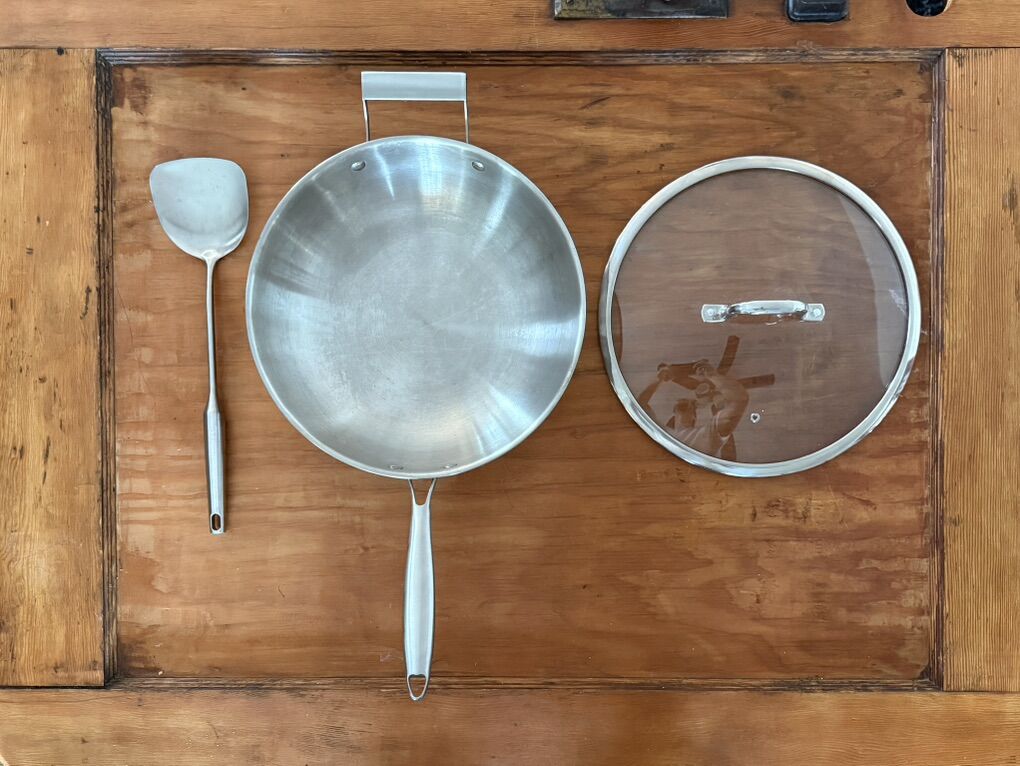 Profession Stainless Steel Wok