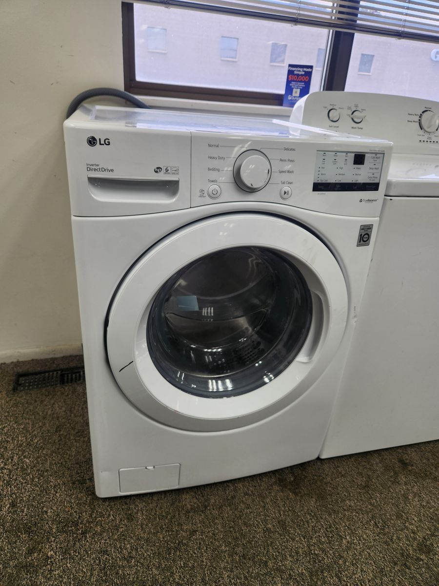 LG Front Load Washer Inverter Direct Drive White