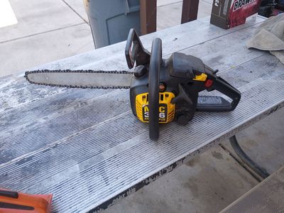 2 chain saws