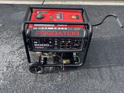 Predator 9000 low hour generator