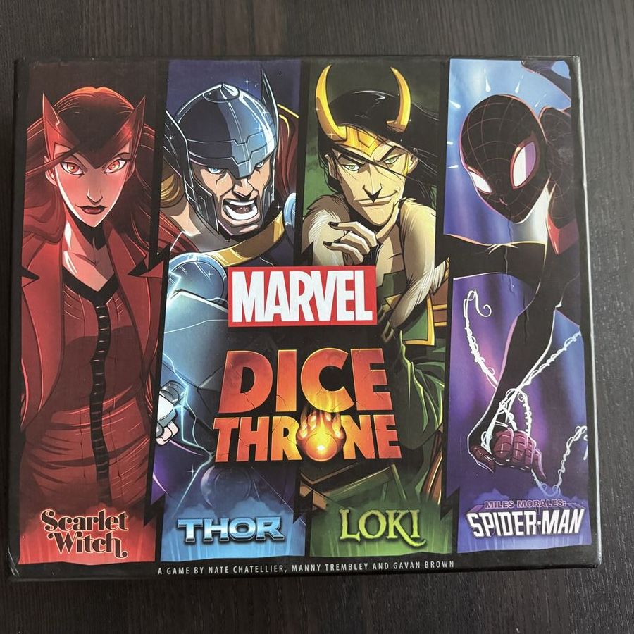 Marvel dice throne board game