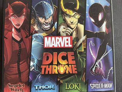 Marvel dice throne board game