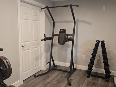 Pull-up bar and tricep dip