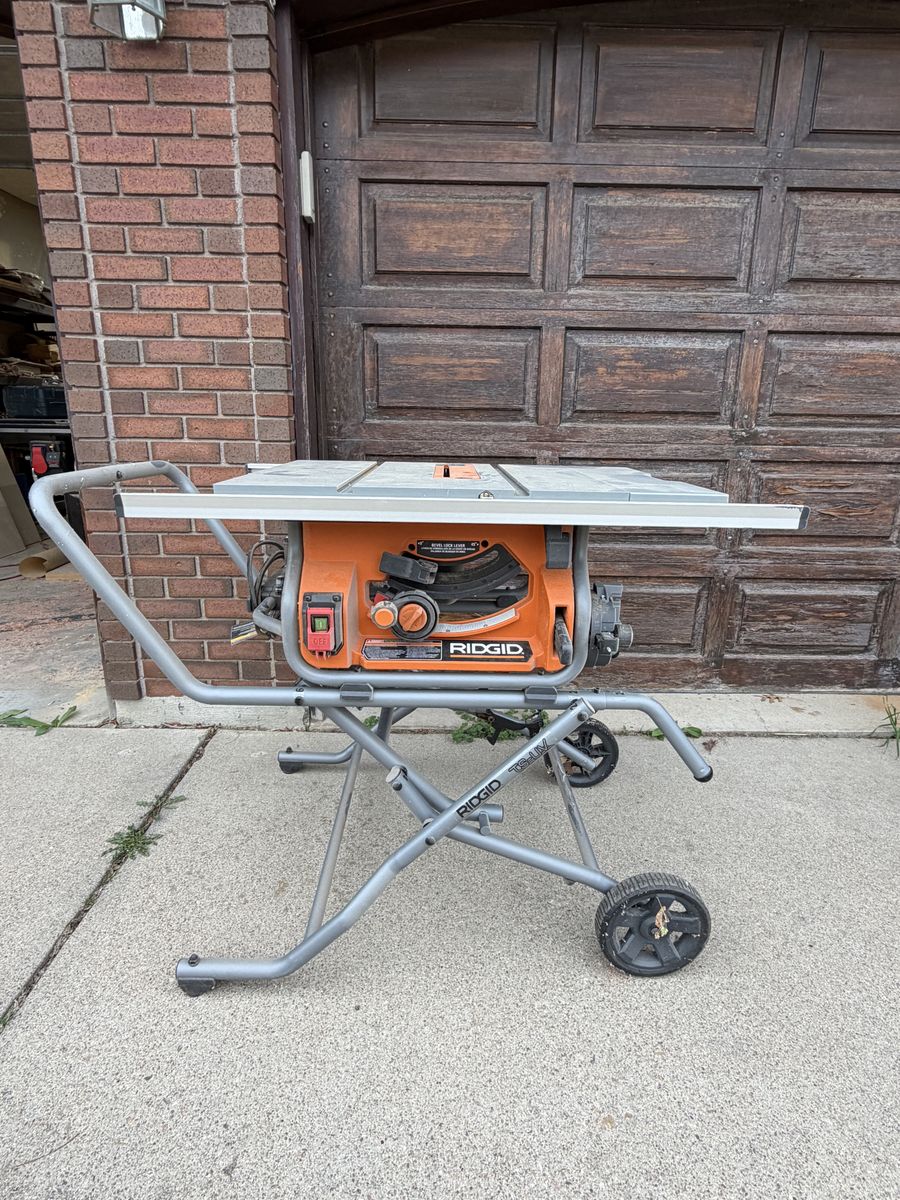 Ridgid Job Site Tablesaw