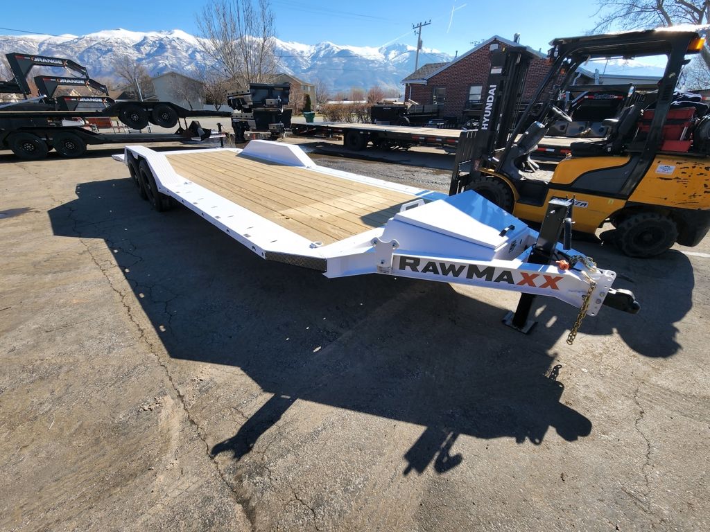 2026 RawMaxx 24' SLX 14K Car Hauler Flatbed Traile