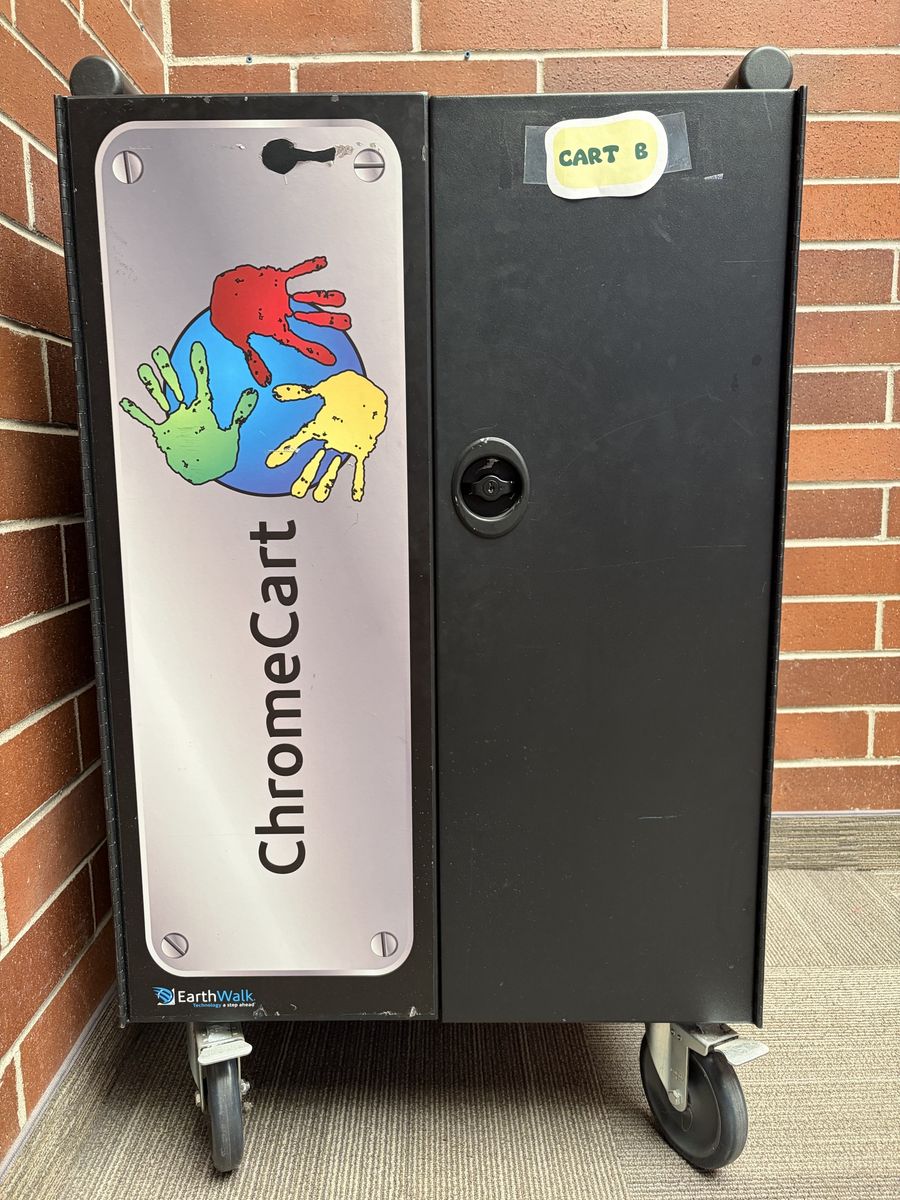 Earth Walk Multi Device Chromebook and Laptop Charging Cart USBC