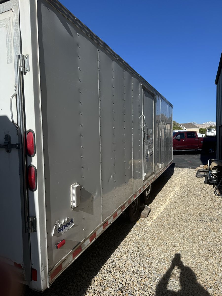 28’ Pace Enclosed Trailer.
