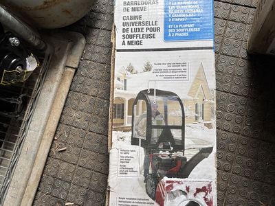 %+ Snow Cab Attachment Arnold Deluxe Universal for Most Two and Three Stage Snow Blowers 490-241-0032