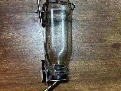 Lixit Deluxe Glass Animal Medium Tube Bird Cage Water Bottle, 16-oz