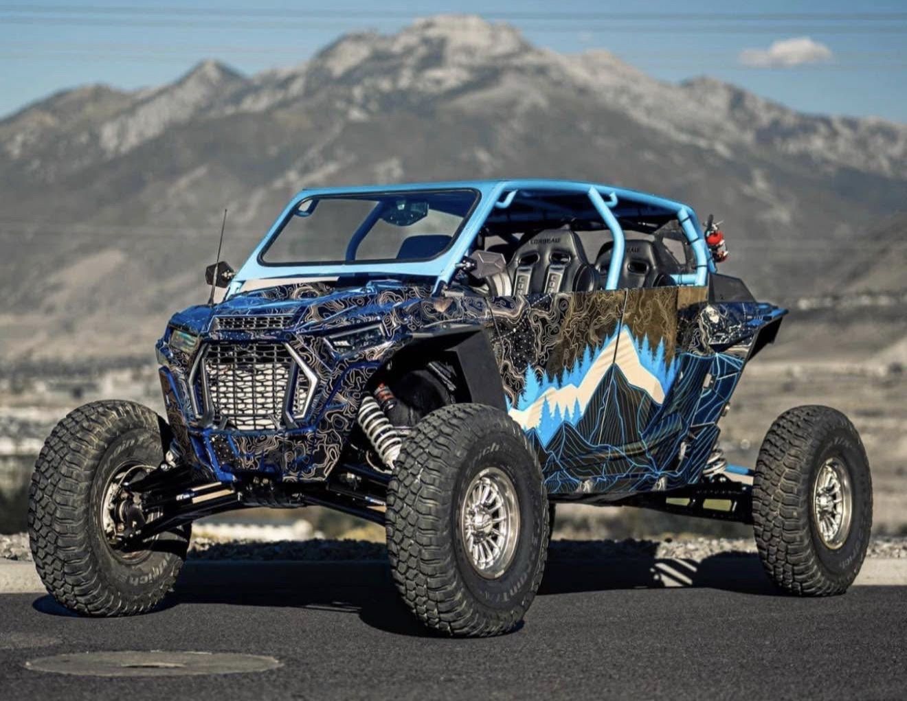 2020 Polaris RZR Turbo S 4-Seater UTV - 3400 Miles, Custom Cage, Audio, Upgraded Suspension