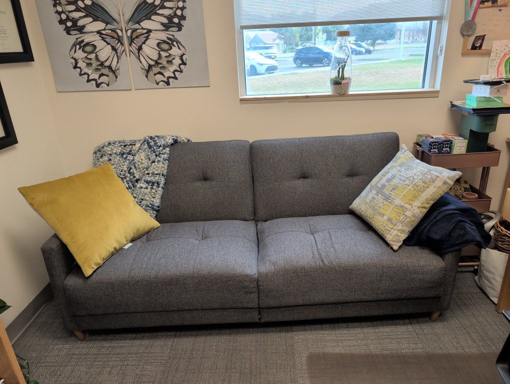 Gray Futon Couch
