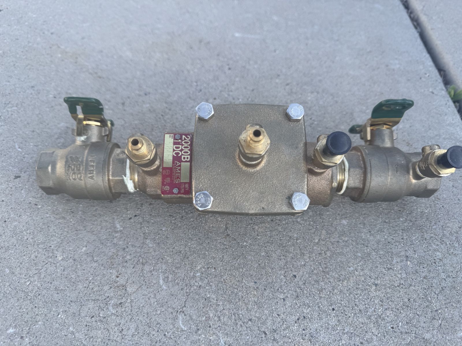 1” Sprinkler System Backflow Preventer