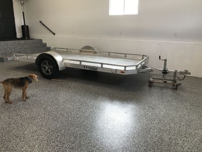 2022 Legend Utility Trailer 7x14, all aluminum construction.