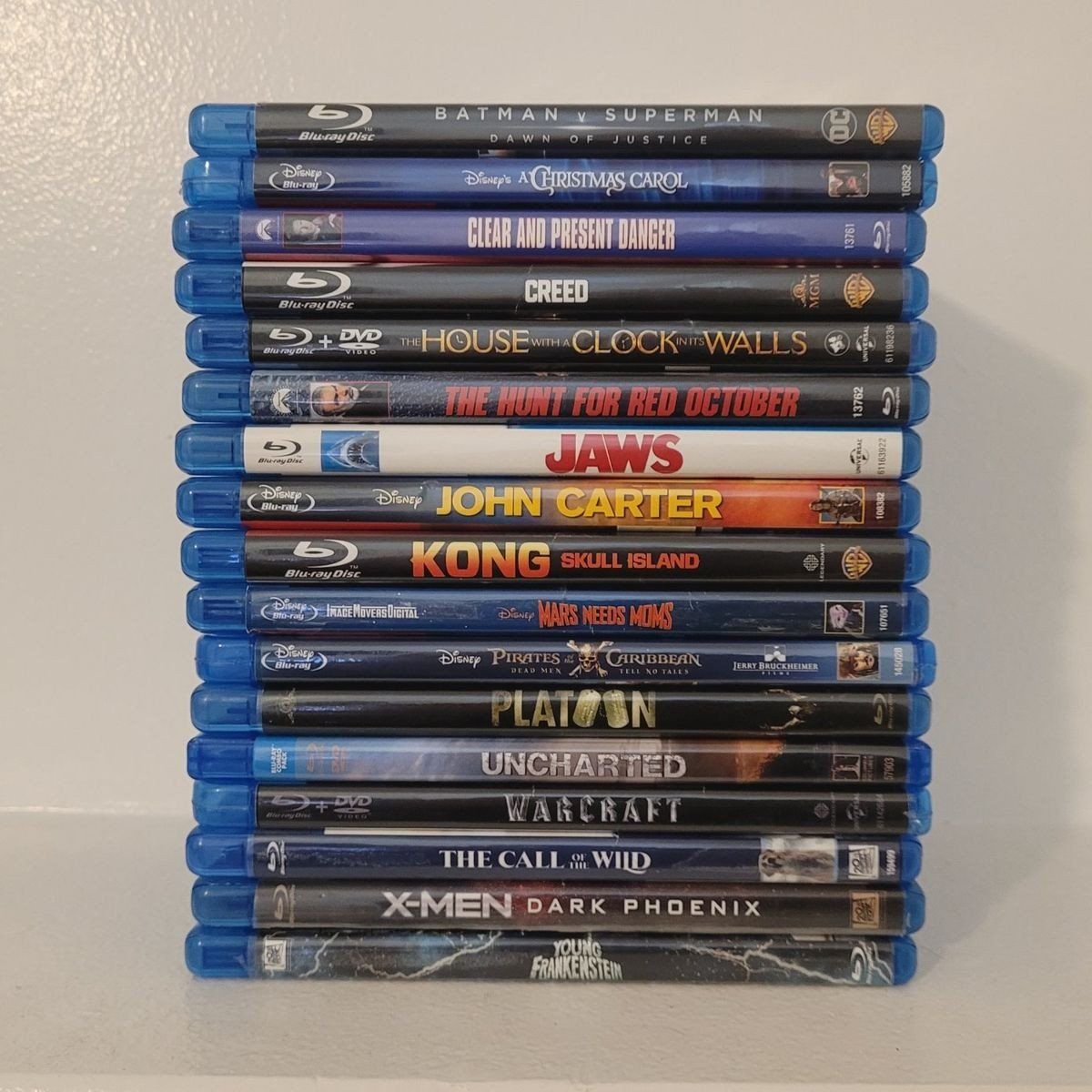 Assorted Blu-ray Movies Lot - 17 Titles Including Jaws, Kong, & More