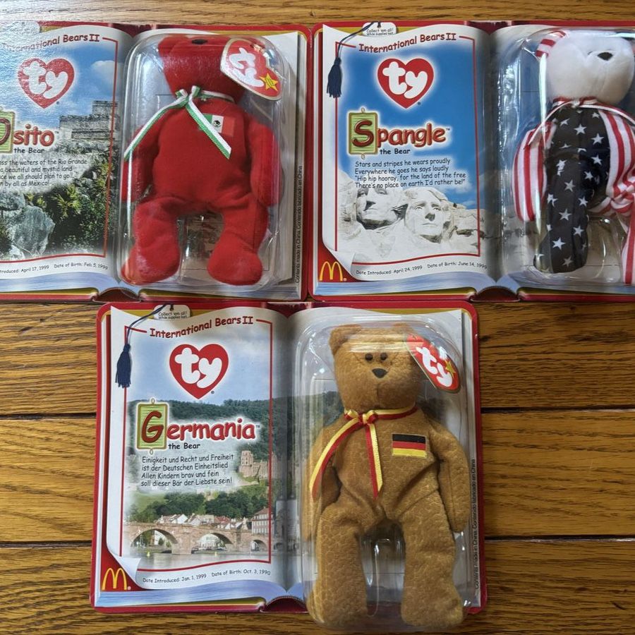 Ty Teanie Beanie Baby Bears