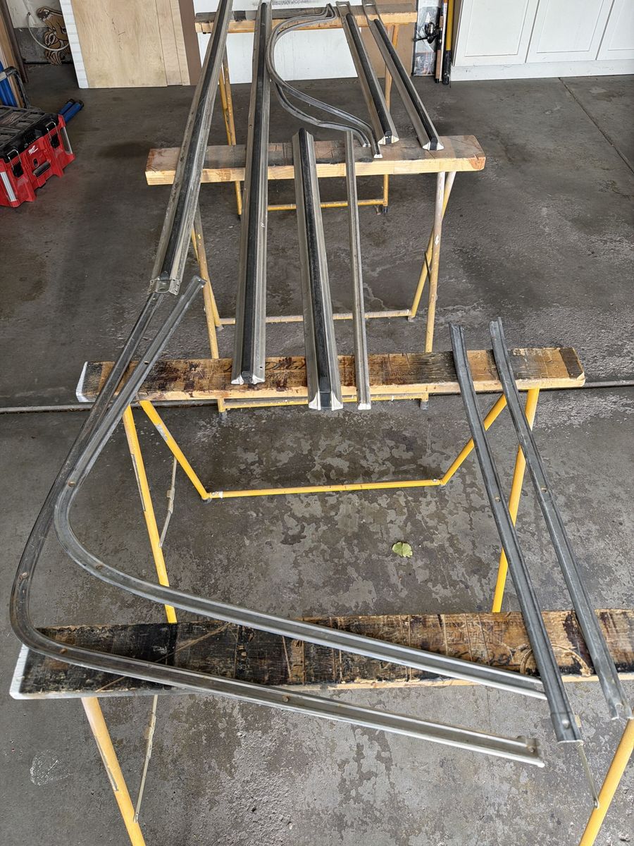 1978 Ford F250 Truck Body Side Trim Molding Kit - Incomplete Set