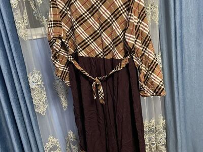 Cotton long sleeve dress