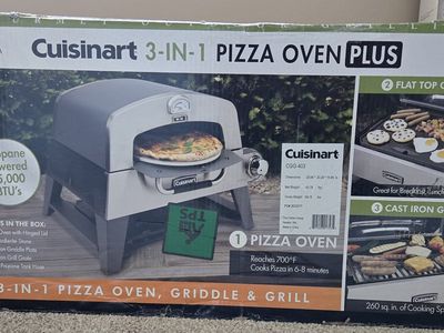 BRAND NEW 3-in-1 Cuisinart Pizza Oven Plus Bundle