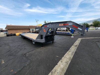 2027 RawMaxx 32' Gooseneck FDXD 20K with Aluminum Wheels Equipment Trailer