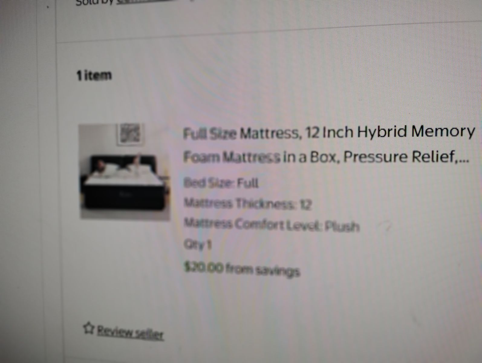 Full size bed and metal box spring
