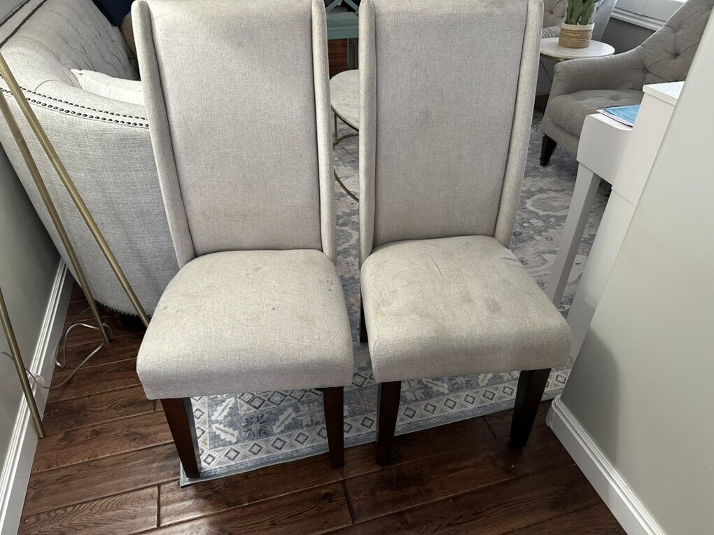 2 Fabric Chairs