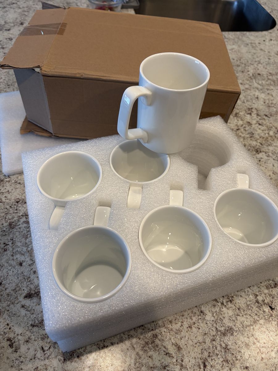 White Coffee Cups-NEW
