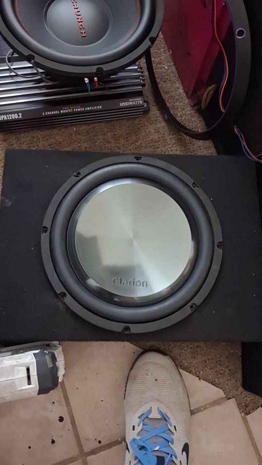 infinity kappa gold 12" & or Clarion TITANIUM Shallow 12" with box/boxes "Brand new"
