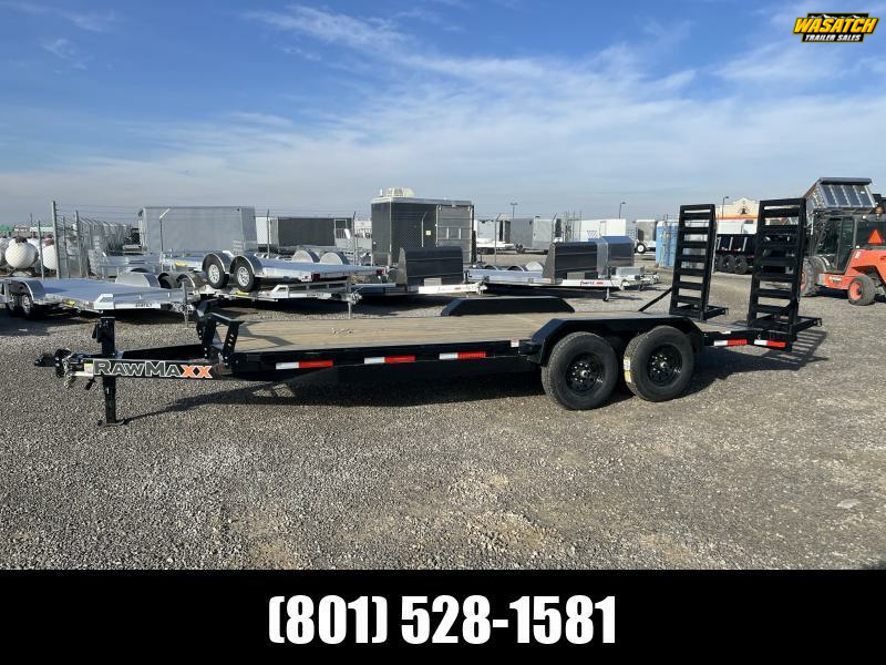 RawMaxx 7x20 ECX 6" Channel Equipment Trailer