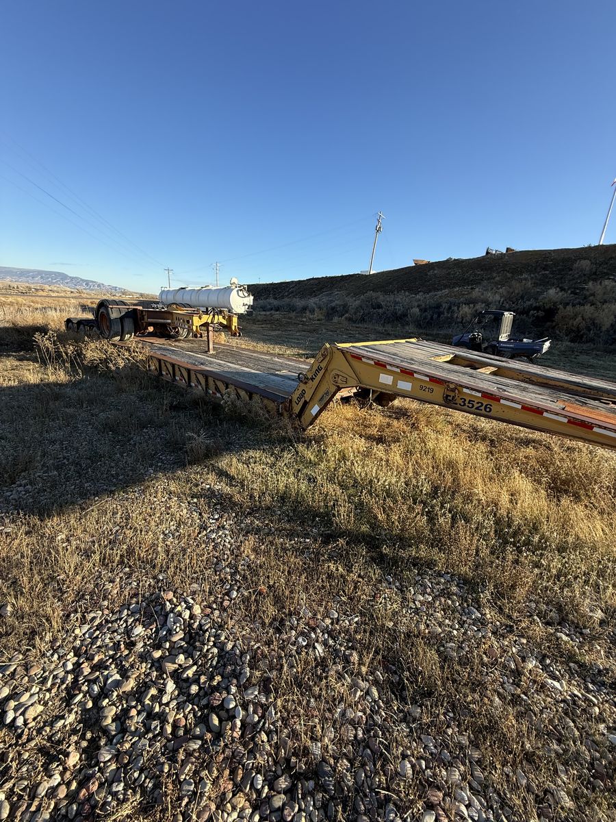 Heavy Equipment Lowboy Trailer