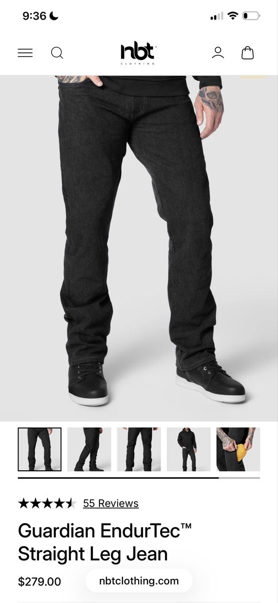 NBT Guardian EndurTec CE AAA Motorcycle Pants – 32x34, Armor Included