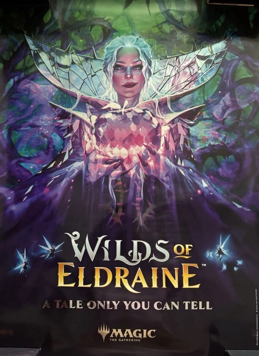 Magic The Gathering Wilds of Eldraine Foil Promotional Poster