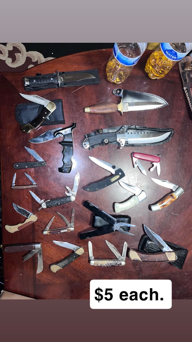 Knife collection.