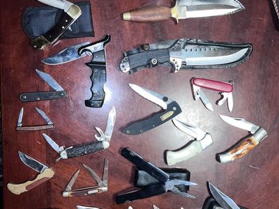 Knife collection.