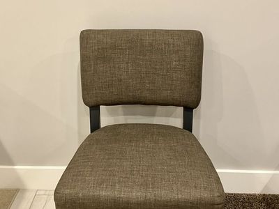 Fabric/Wood Accent Chair