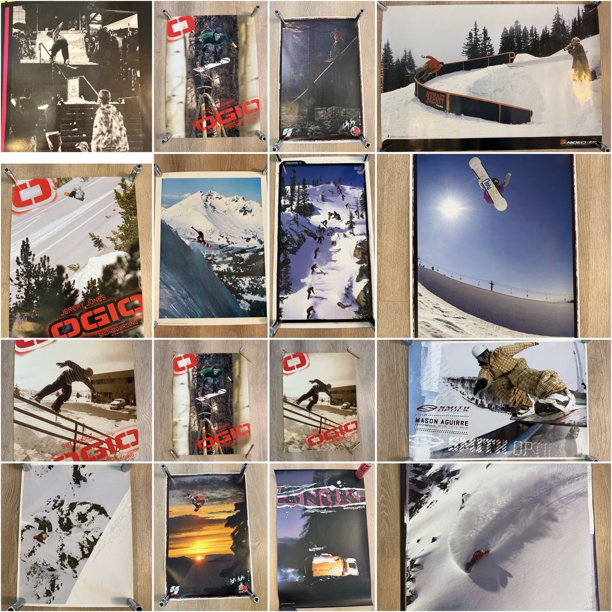 Vintage 90s Snowboarding Posters
