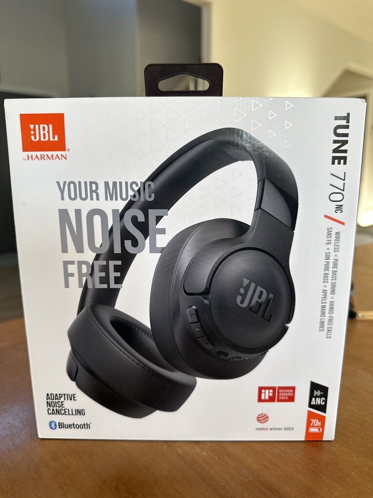 JBL Tune 770NC Wireless Noise-Canceling Headphones
