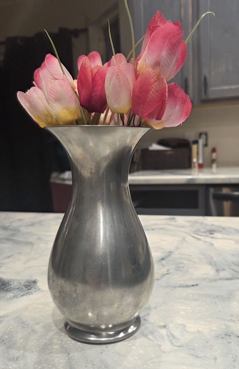Vintage Royal Holland Pewter Bud Vase - Mid-Century Modern