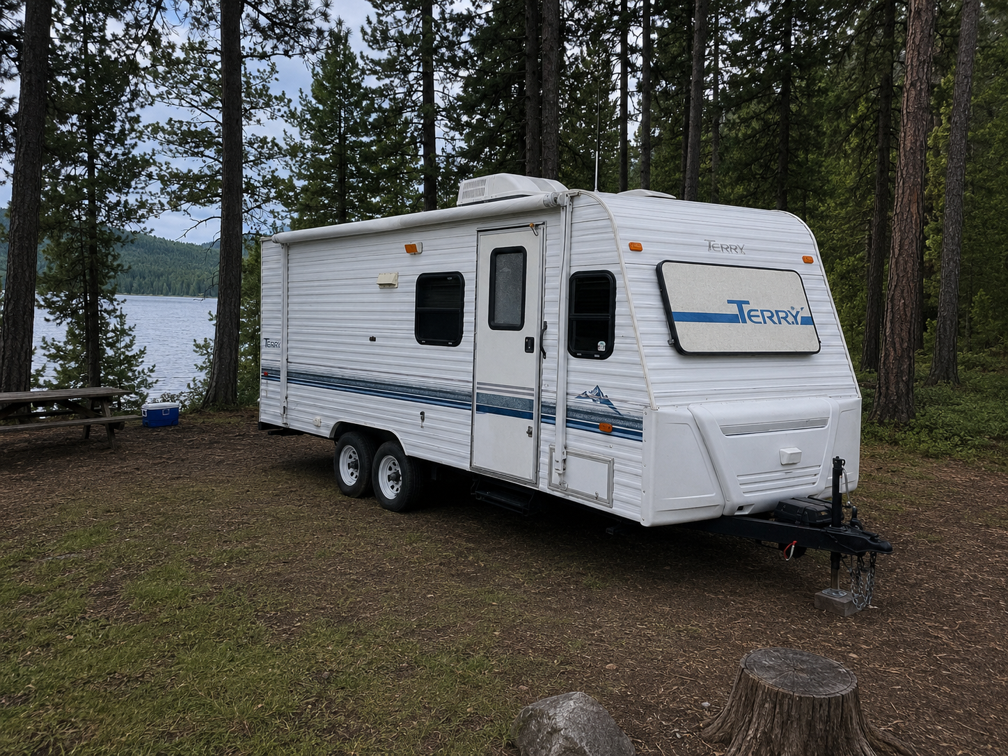 Travel, trailer, terry L series camping trailer