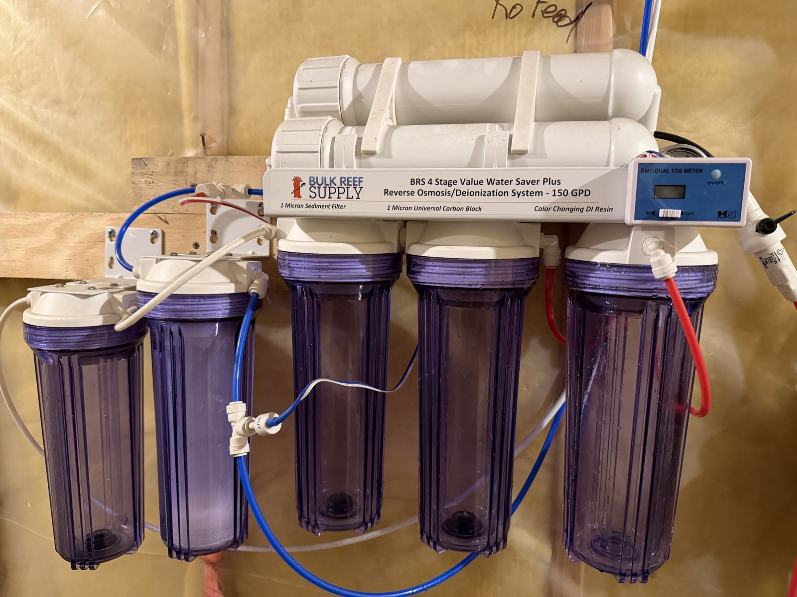 6 Stage Value Plus 150GPD Reverse Osmosis and Deionization System