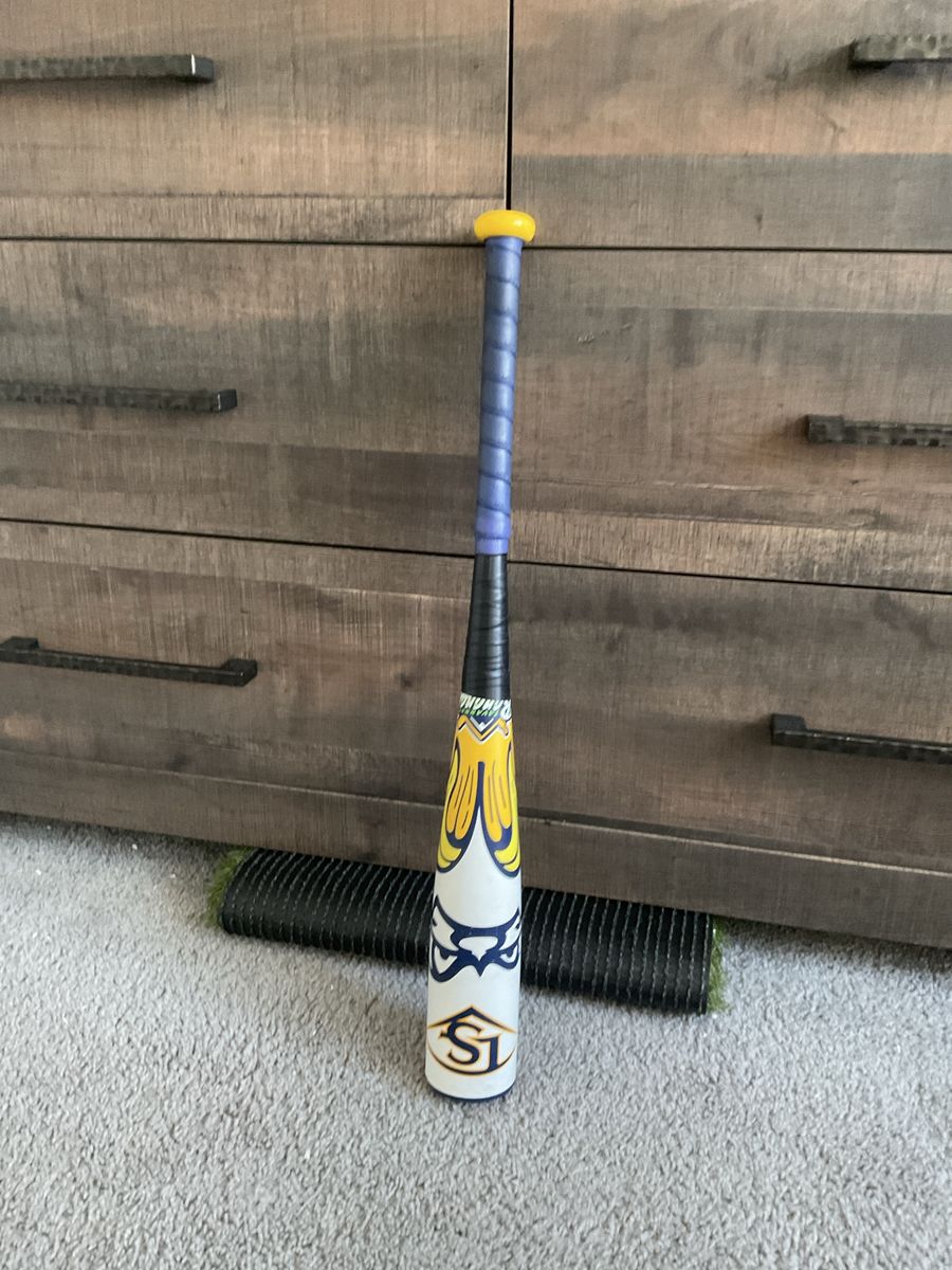 Savannah Bananas Baseball Bat Yellow and Blue
