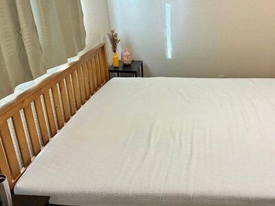 King Size Hybrid Mattress and Bed Frame Set