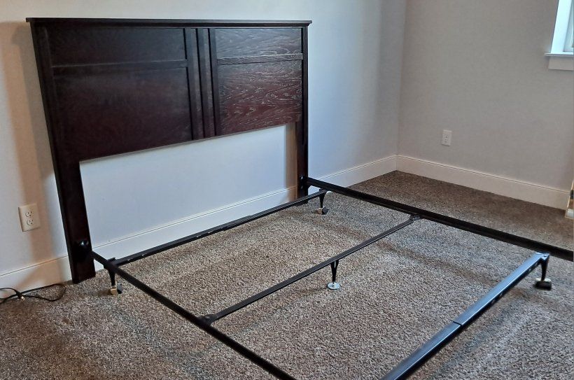 Dark Wood Queen Size Headboard
