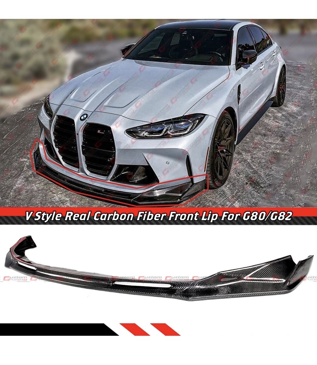 BMW G80 M3 G82 G83 M4 Carbon Fiber Bumper Lip