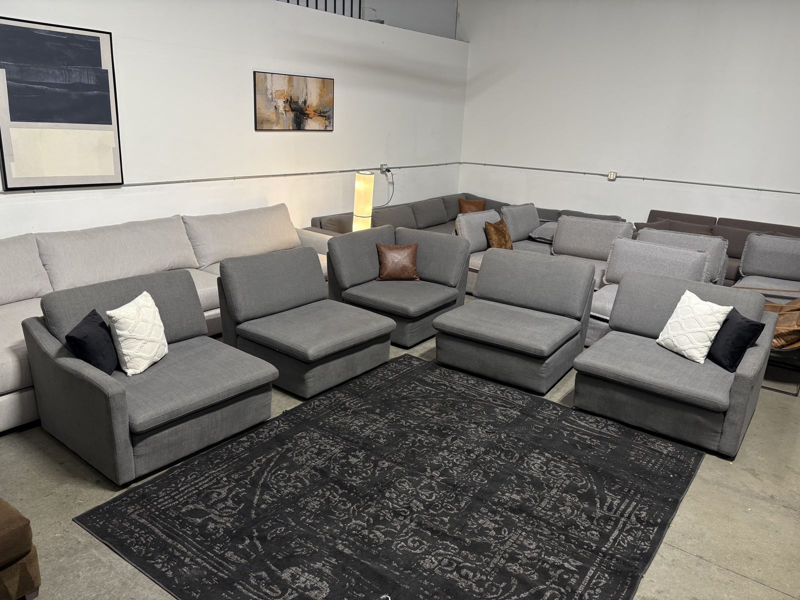 5-Piece Modular Sectional Couch (Free Delivery)