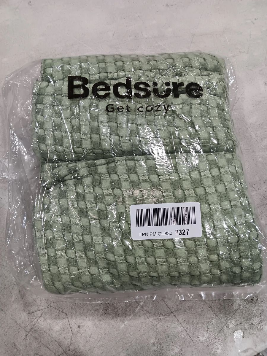 New! Bedsure Cooling Cotton Waffle Twin XL Blanket - Lightweight Breathable Blanket of Rayon Derived from Bamboo for Hot Sleeper