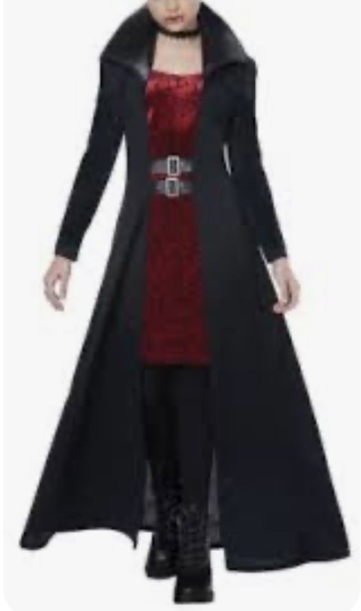 Spirit of Halloween Vampire Dress/Cape All in One Costume