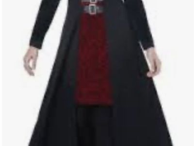 Spirit of Halloween Vampire Dress/Cape All in One Costume