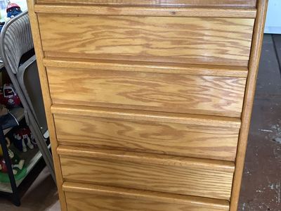 5 Drawer All Wood Dresser
